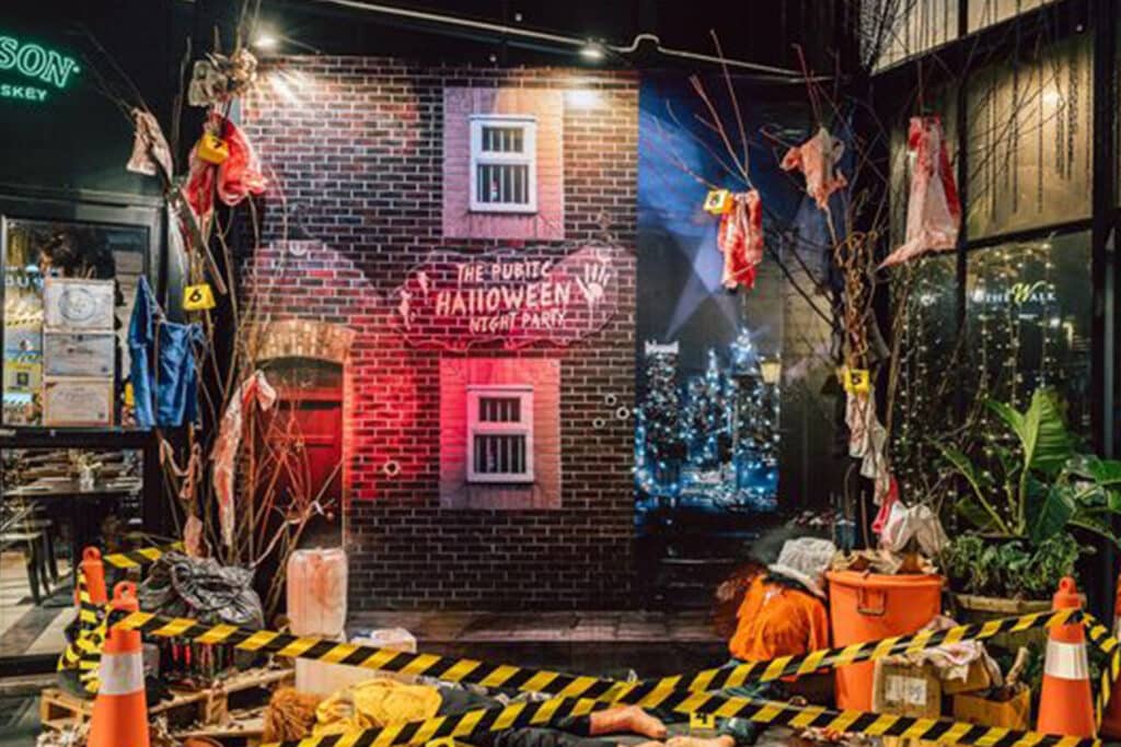 THT Seasonal Decoration Halloween Crime Scene 001