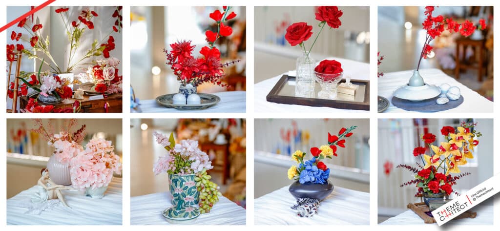 พร็อพดอกไม้เช่าจาก THEMEchitect ดีไซน์หรูหรา เปลี่ยนได้ทุกซีซัน 2 tht flower 2