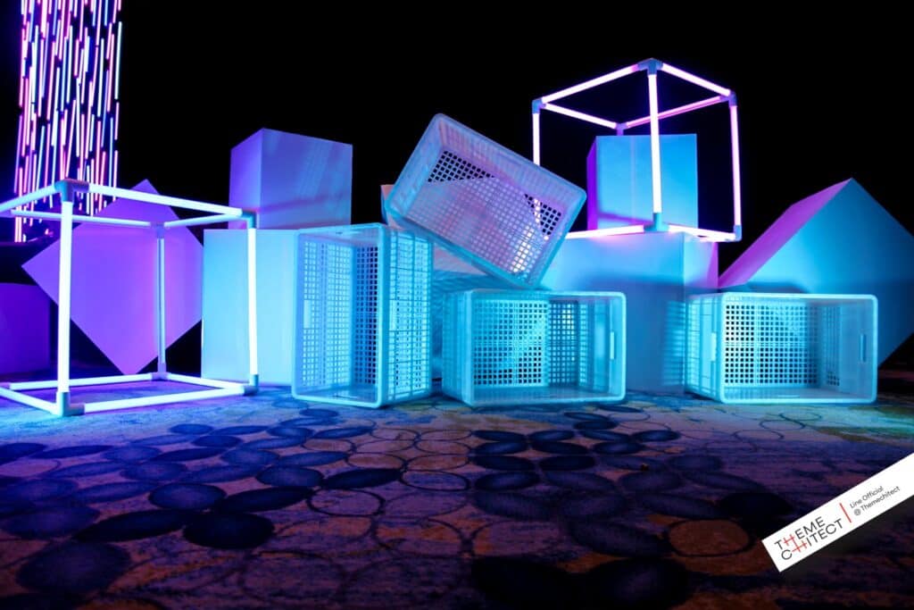 THEMEchitect ผู้เชี่ยวชาญด้านการออกแบบและตกแต่งร้านอาหาร บาร์ กัม โรงแรม และสถานที่ต่างๆ โดยใช้ Art Installation แบบมีธีม 43 THT neon 5