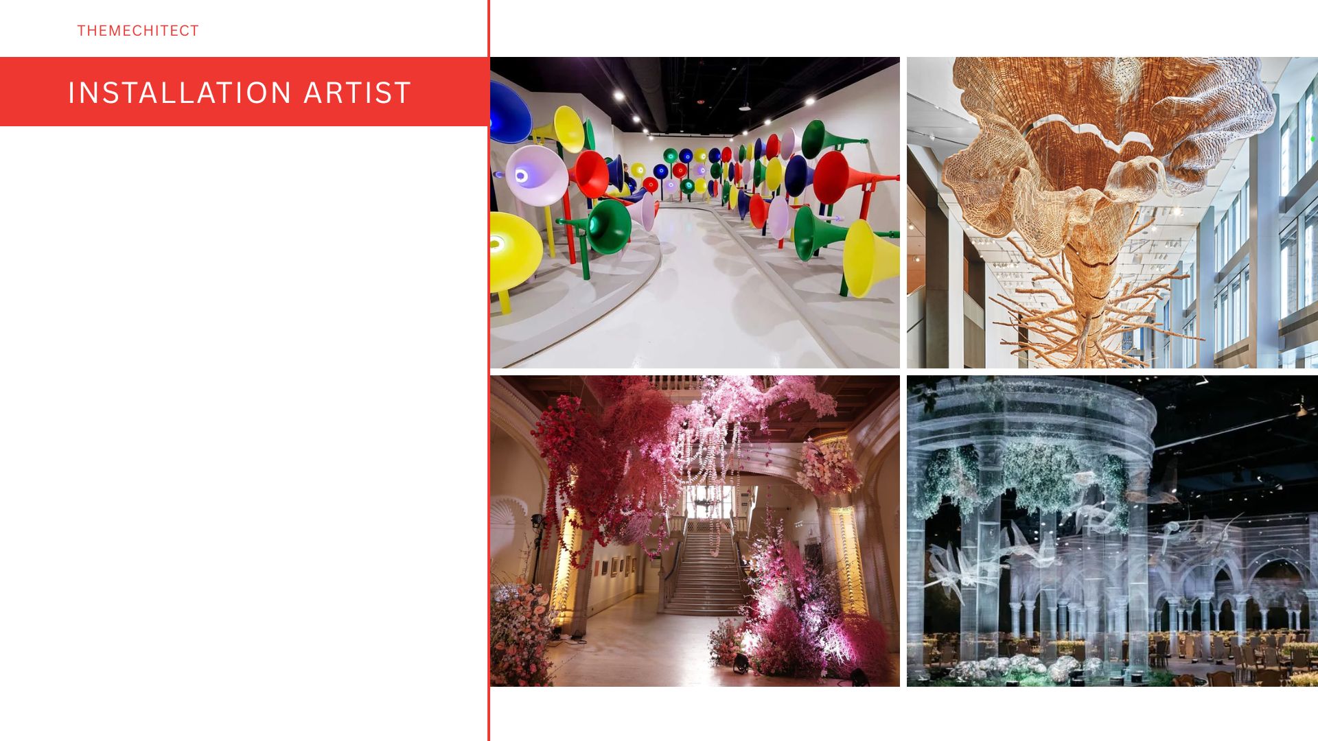 วิธีเลือกสถาปนิกให้โปรเจคของคุณ 3 Installation Artist / Installation Designer คนออกแบบสาย art installation